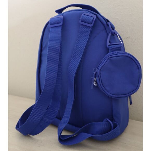 Adidas IU9283 Unisex Semi Lucid Blue Must Have Mini Backpack w/Coin Pouch - Picture 6 of 15